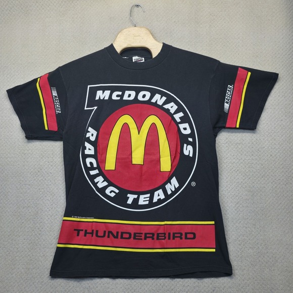Tultex Other - Vintage 1995 Bill Elliott T-Shirt XL NASCAR McDonald's All Over Print USA Made